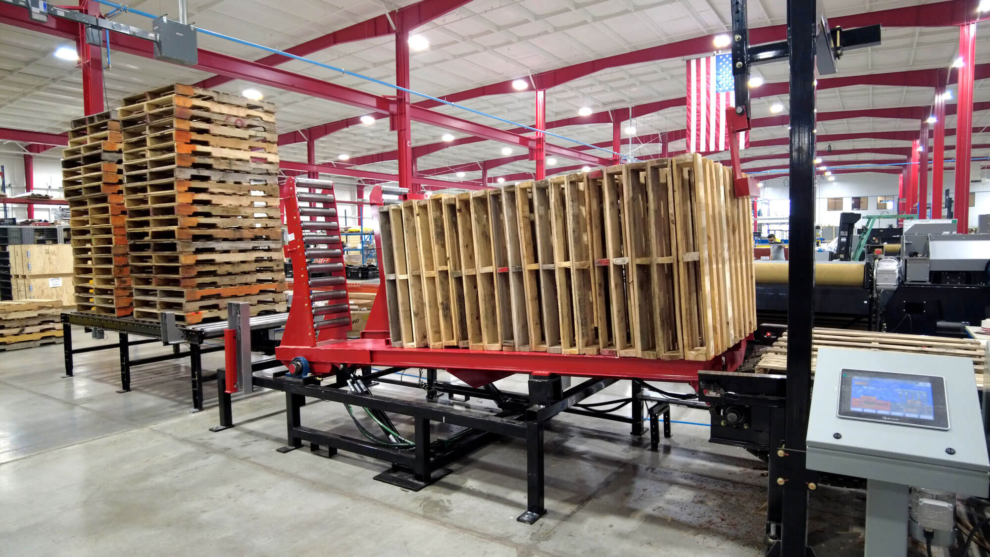 PM Recycling pallet tipper